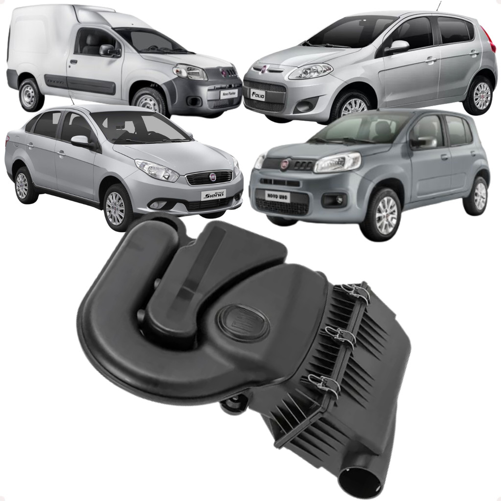 Caixa Filtro Ar Completa Fiorino Uno Palio Grand Siena Mobi Punto Strada 1.0 1.4 8v Evo em Oferta na Shopee