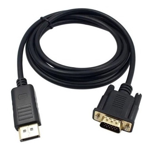 Cabo Displayport Macho X Vga Macho De 1,80 Metros Banhado em Oferta na Shopee