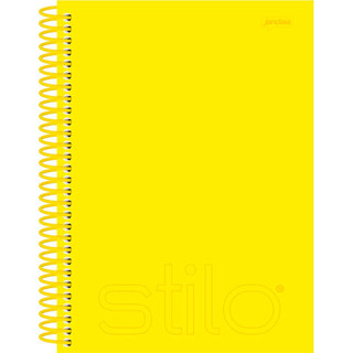 Caderno Universitário 1 Matéria 80fl Cristal Neon Stilo 1-Un