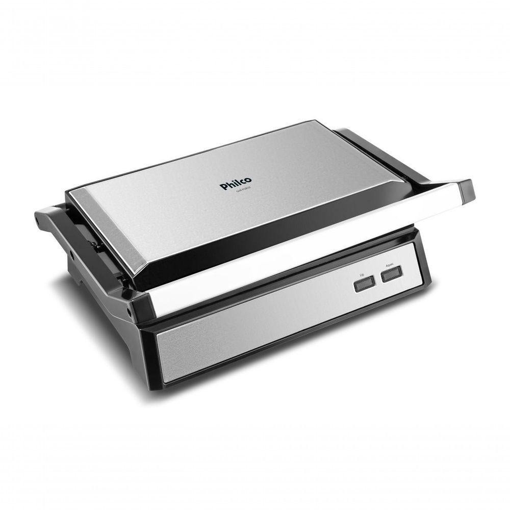 Grill Philco 2 Em 1 PGR32 Chapa Com Abertura 180° - 220V
