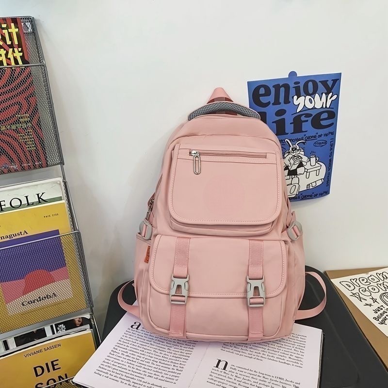 Mochila Escolar Universitária De Viagem Moda Casual Unissex