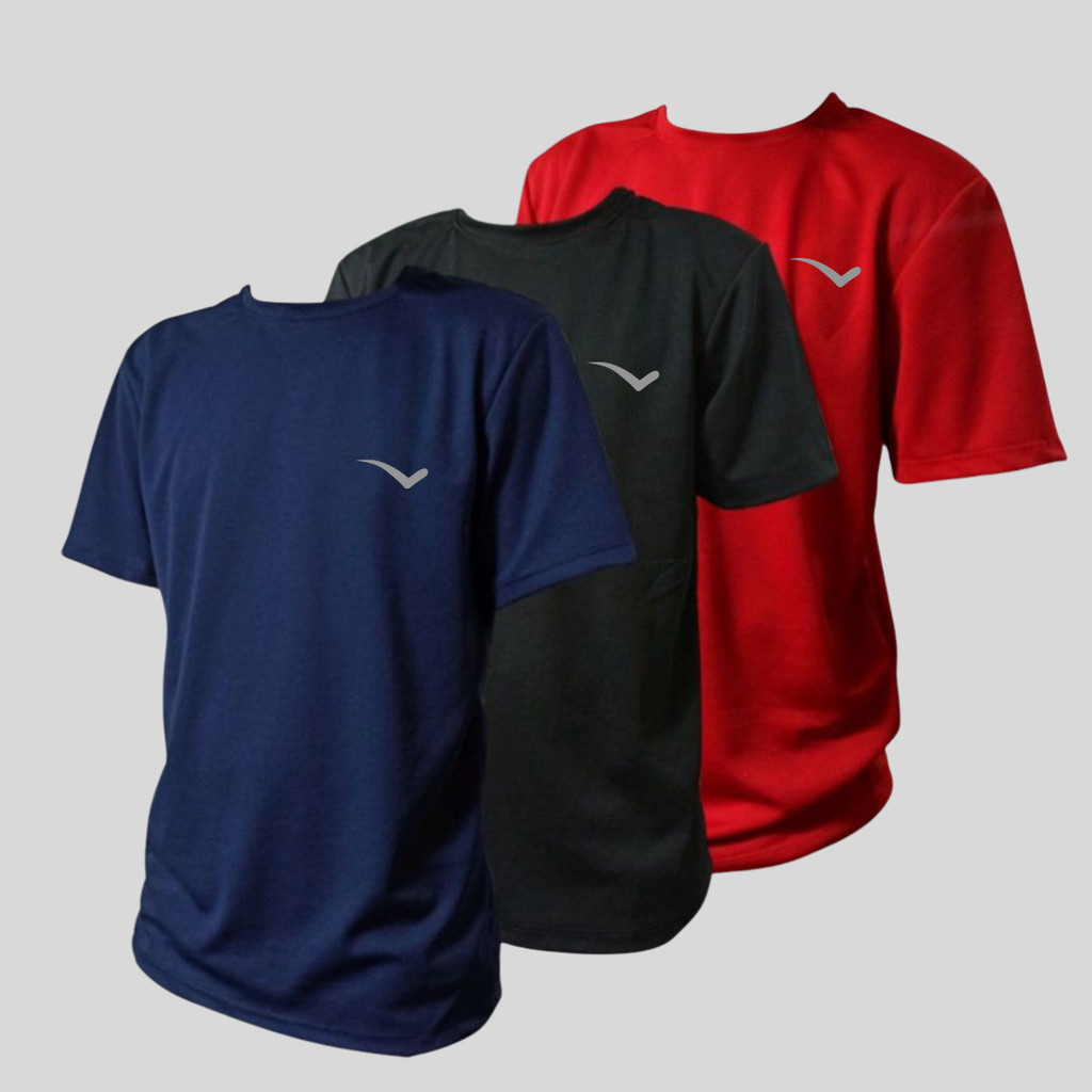 Kit 3 Camisetas Masculina Dry Fit Proteção Solar UV50 Térmica Anti Suor Academia Treino Cores Sortidas em Oferta na Shopee