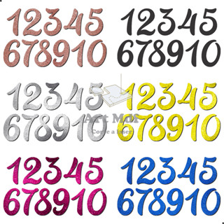 kit numeros 1 a 10 Mdf 10cm  Aplique Mdf Painel Decorativo Festa Aniversario Decoração em Oferta na Shopee