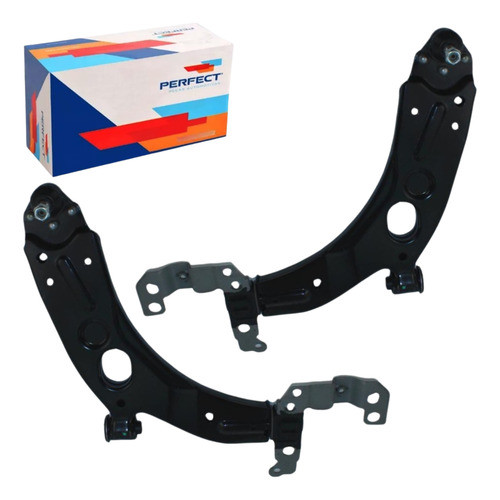 Par Bandeja Suspensão Inferior Pivô Perfect Grand Siena Mobi Palio Uno em Oferta na Shopee