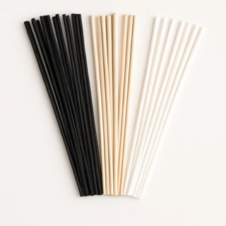Kit 50 Vareta De Fibra Padrão 3,0mm x 25cm Preto ou Branca em Oferta na Shopee