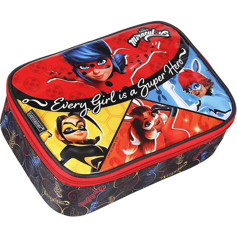 Estojo Tecido BOX Miraculous MAX Luxo