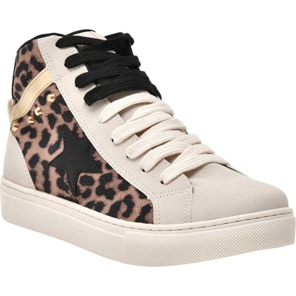 Tênis Feminino Cano Alto Animal Print Tendência 082-014 Via Marte