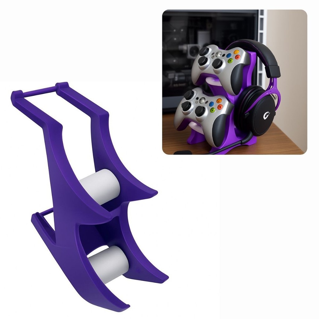 Stand Multifuncional Para Headset E Controles, Combina Com Qualquer Ambiente Gamer E Otimiza Seu Espaço De Jogo. em Oferta na Shopee