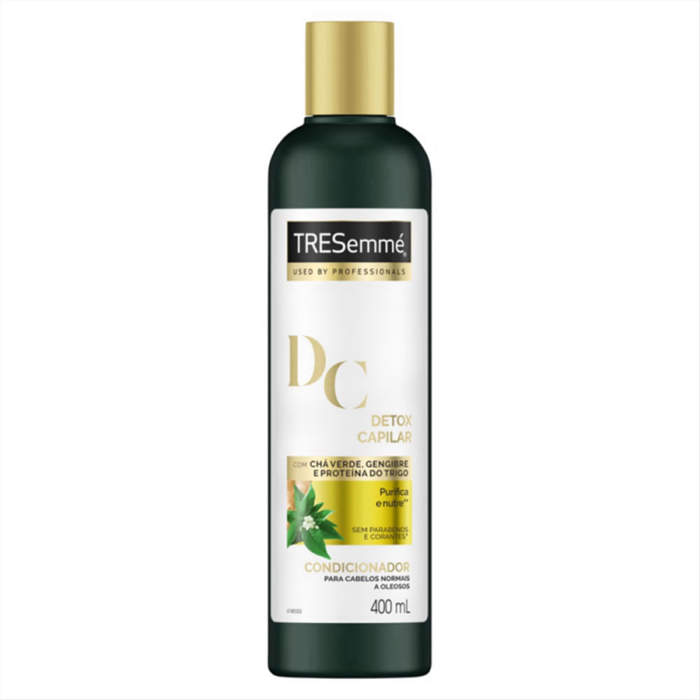 Condicionador TRESemmé Detox Capilar Limpeza E Nutrição 400ml - Beauty