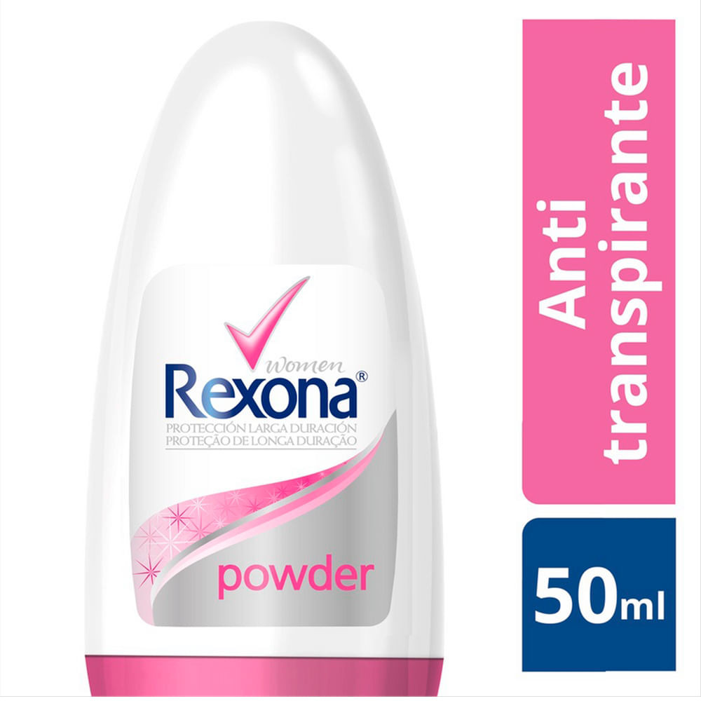 Desodorante Roll On Rexona Powder Dry 50ml - Beauty