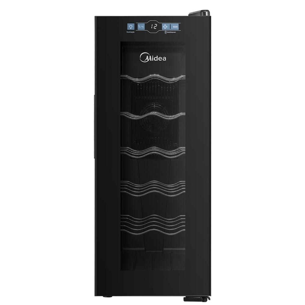 Adega de Vinhos Midea para 12 Garrafas com até 18°C - MDRW066 em Oferta na Shopee