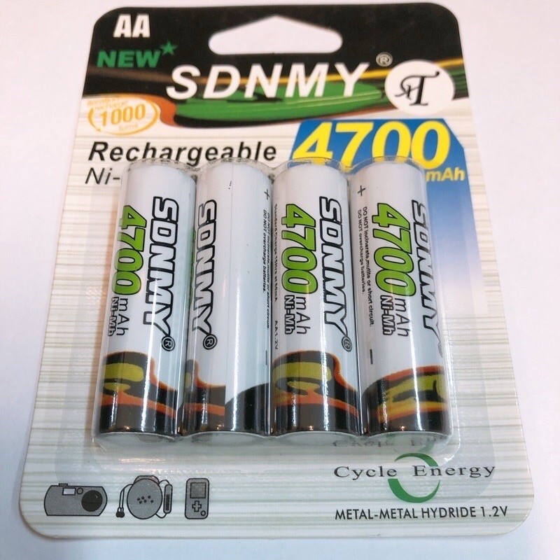 Pilha Recarregável AA Cartela Com 4 Unidade 5984 em Oferta na Shopee