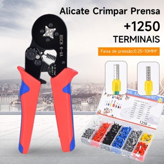 Kit Alicate Crimpar Prensa Box Com 1250 Terminal Ilhós 0,25 A 10mm em Oferta na Shopee