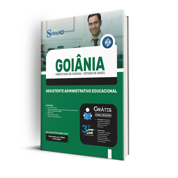 Apostila Prefeitura de Goiânia - GO - Assistente Administrativo Educacional