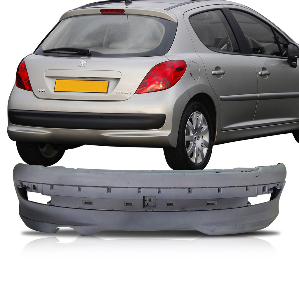 Parachoque Traseiro Peugeot 207 2008 2009 2010 2011 2012 em Oferta na Shopee