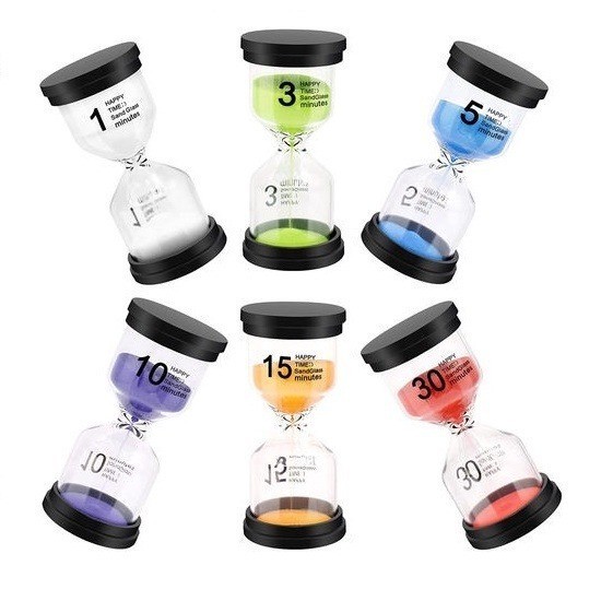 Ampulheta De Areia Diversos Minutos Jogos Entretenimento Atividade Dinâmica
