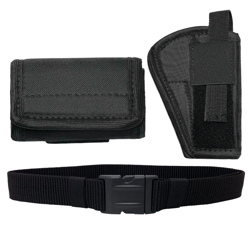 KIT VIGILÂNCIA, CINTURÃO, COLDRE 38/6 E PORTA MUNIÇÃO 6T