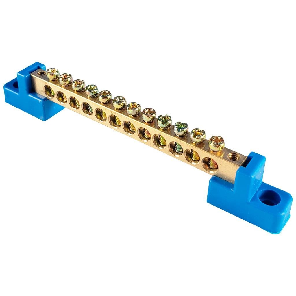 Barramento de Distribuicao Neutro 12 Ligacoes 80a Fix. Paraf em Oferta na Shopee