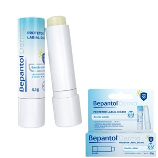 Protetor Labial Diário Derma Hidratante com FPS50 Bepantol em Oferta na Shopee