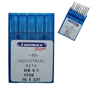 Agulha Cabo Fino para Máquina de Costura Reta Industrial DBX1 / 1738 / 1515 / 16X231 / 287WH em Oferta na Shopee