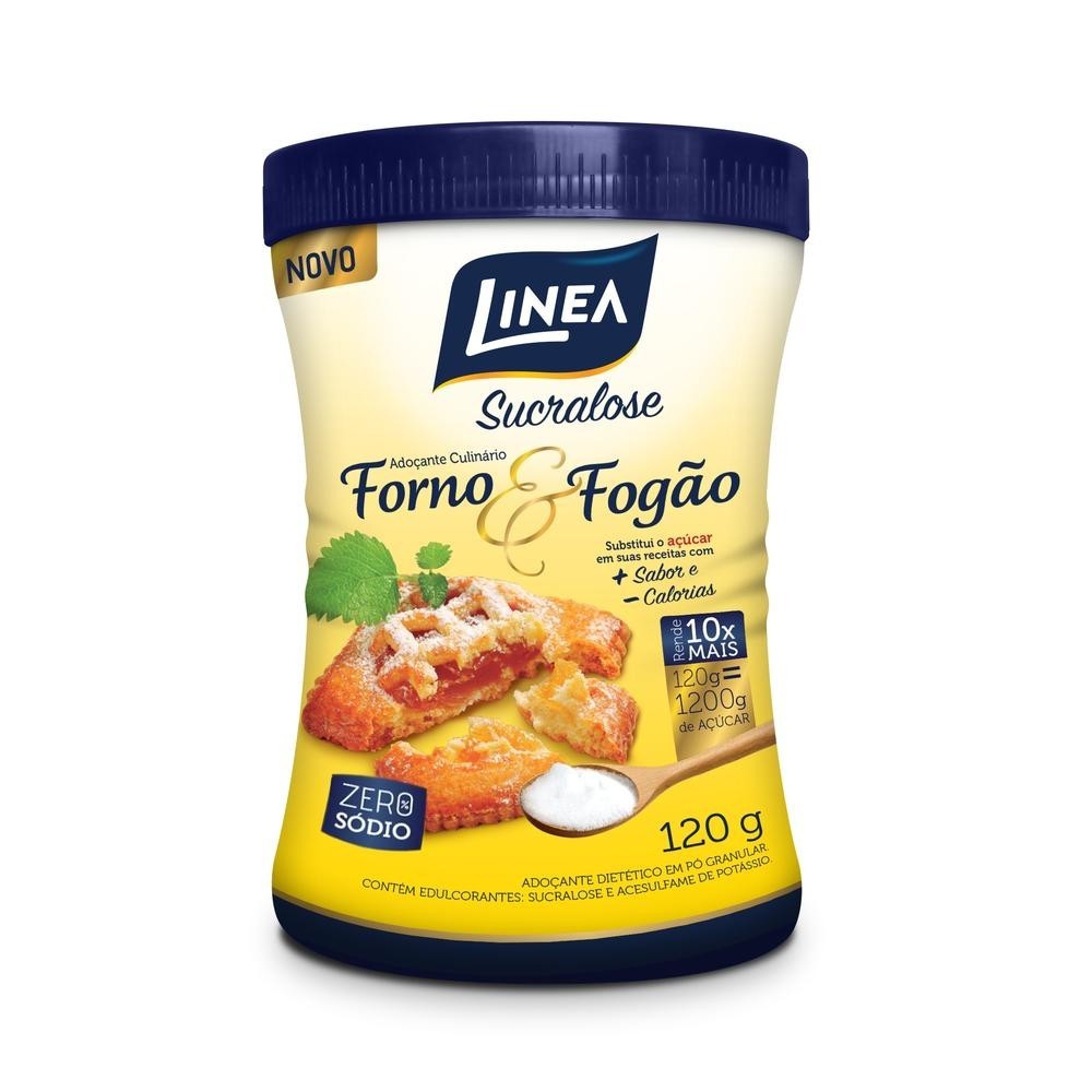 Adoçante Culinário Em Pó Sucralose Linea 120G em Oferta na Shopee