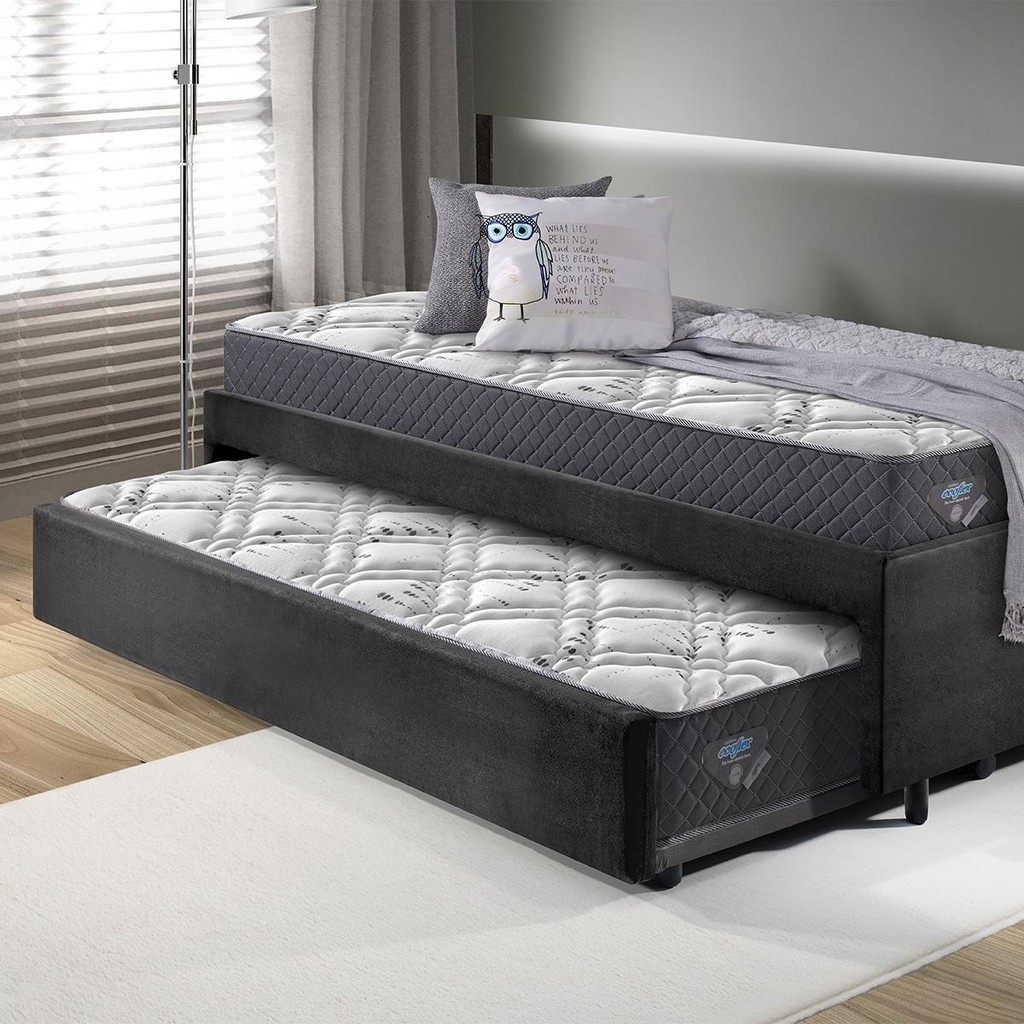 Bicama Box Solteirão 96x203 com 2 Colchões Adapto Ecoflex