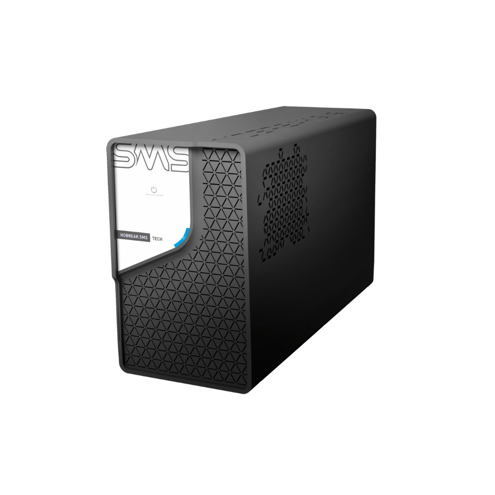 Nobreak SMS TECH 1400 VA ambiente Preto 24525 Line Interacti