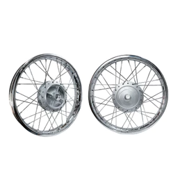 Par Aro Roda Traseiro/dianteiro Moto Honda Cg Titan Fan 150