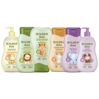 Kit Banho Bebê Cachos Hidrata Sem Lágrimas Vegano Skalinha em Oferta na Shopee