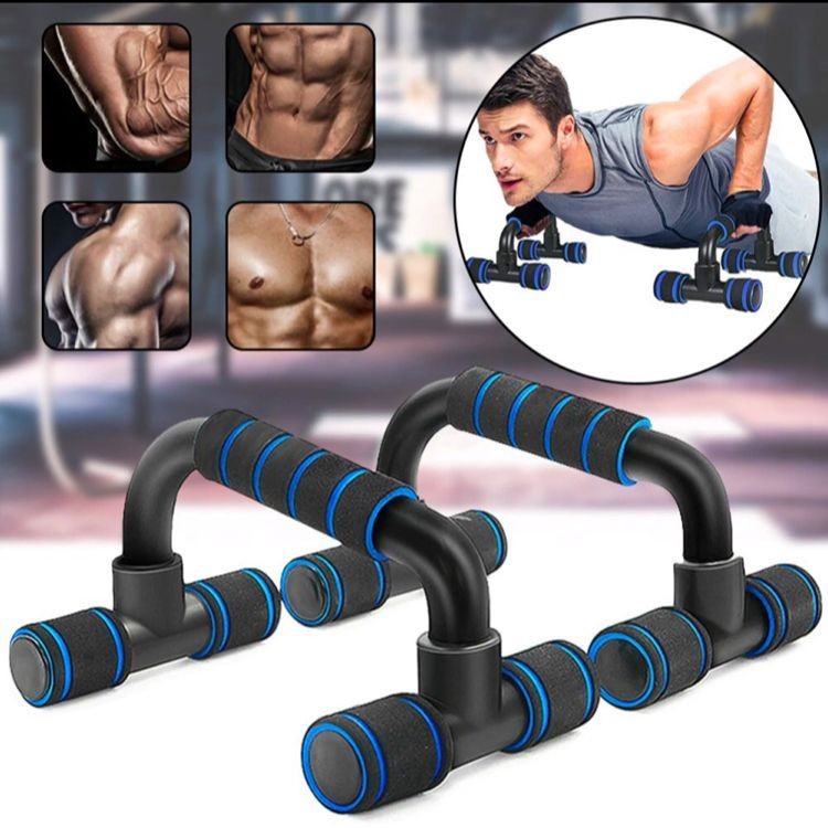 Barra De Flexão Exercicio Barra De Chão Apoio Portatil Treino Peito Ombro Triceps Abdômen Fitness
