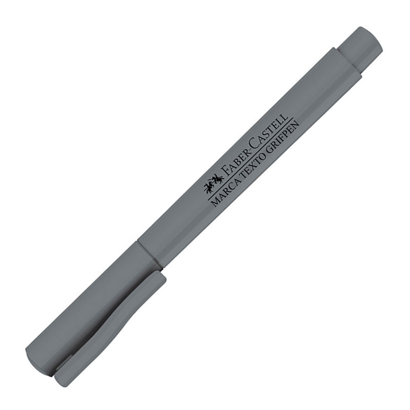 Pincel marca texto Grifpen Cinza MT/CZZF Faber-Castell - Stationery