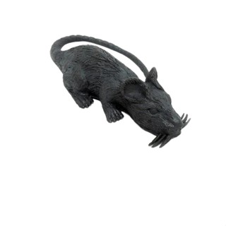 Rato de Borracha Grande - "Enfeite de Rato" Preto - 1 unidade - Rizzo em Oferta na Shopee