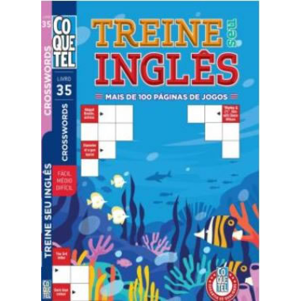 LIVRO COQUETEL TREINE SEU INGLES 35 em Oferta na Shopee