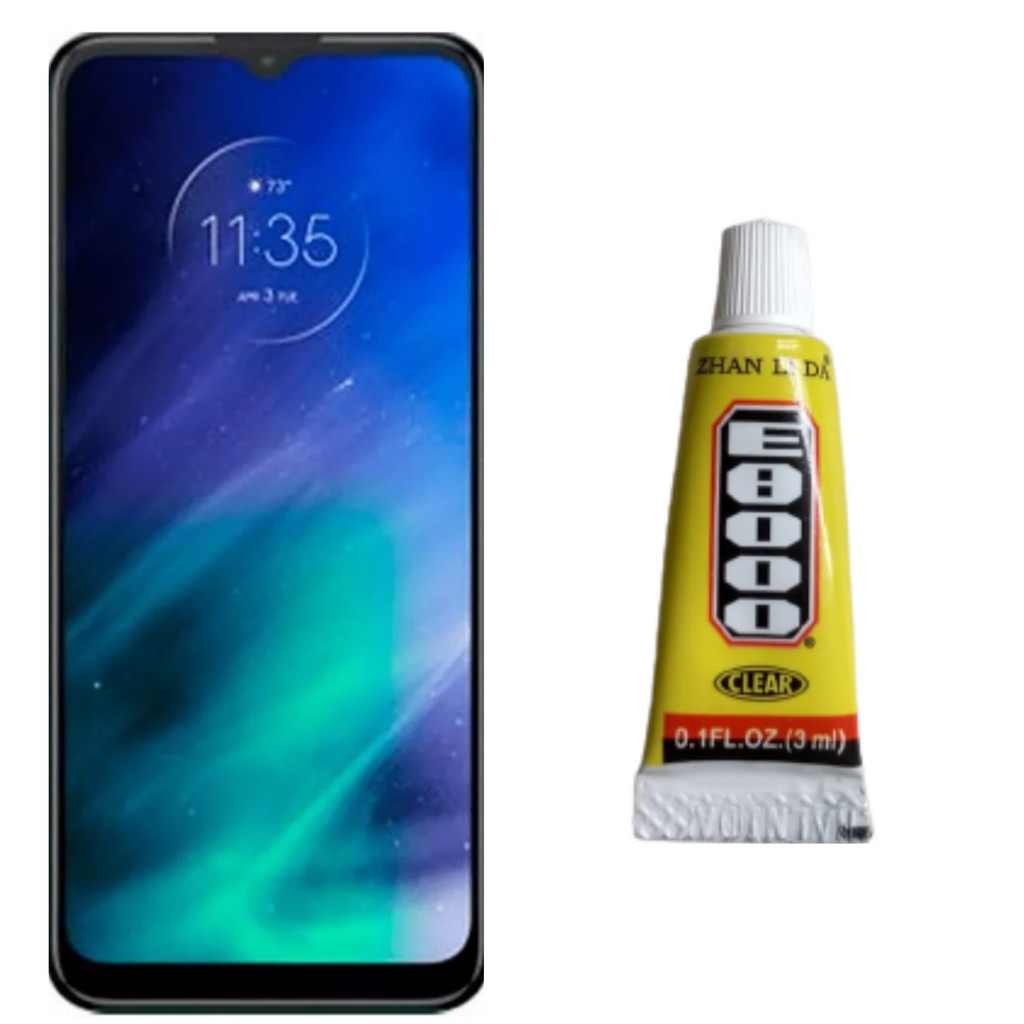 Tela Display Lcd Touch Para Moto One Fusion + Cola 3ml