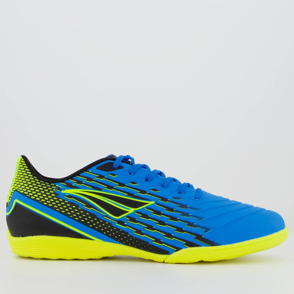 Chuteira Penalty Garra Y 2 Futsal Azul e Preta em Oferta na Shopee