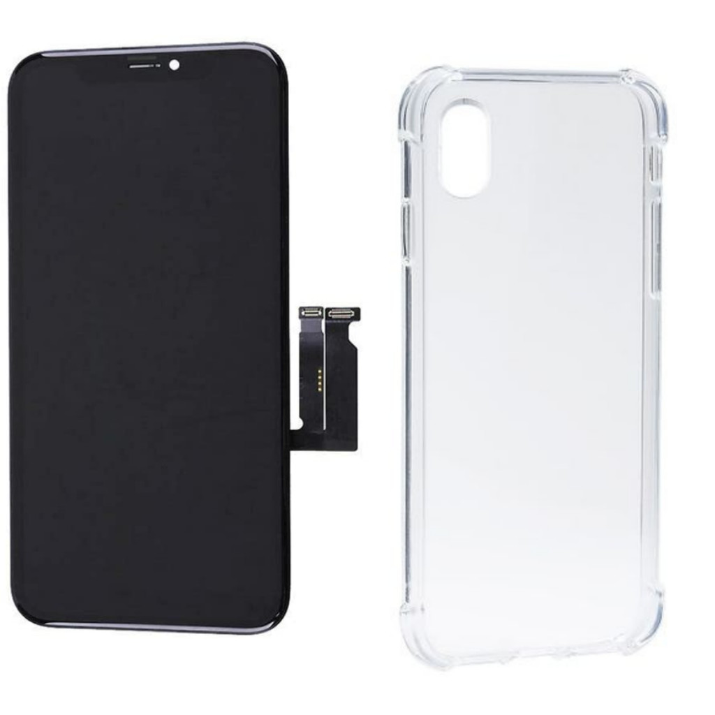 Tela Lcd Touch Para iPhone Xr Preto + Capa Acrílico