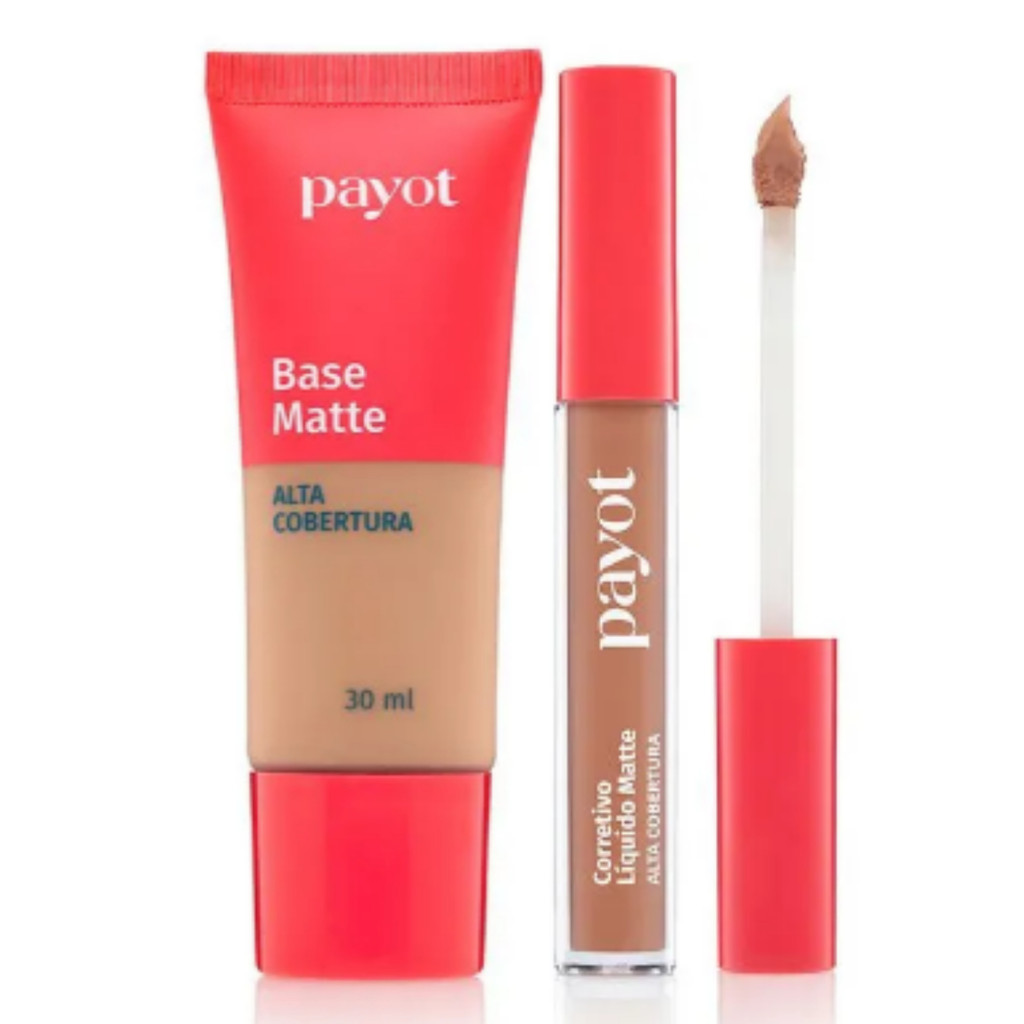 Kit Base 6.0 + Corretivo 3 Matte Alta Cobertura - Payot