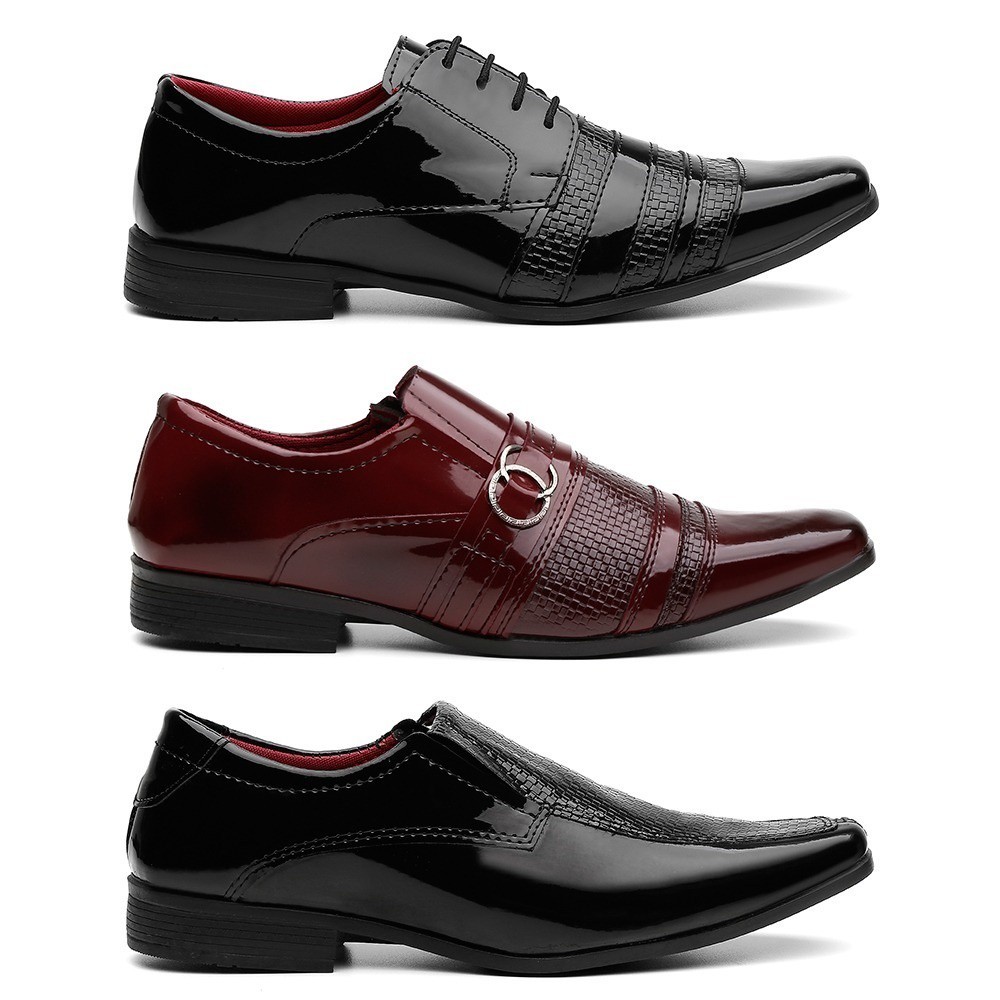 1 Par de Sapato Social Masculino Promoção