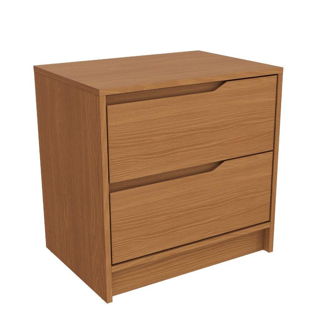 Mesa De Cabeceira Kappesberg R261-CN 2 Gavetas 53x53,5x38,5cm em Oferta na Shopee