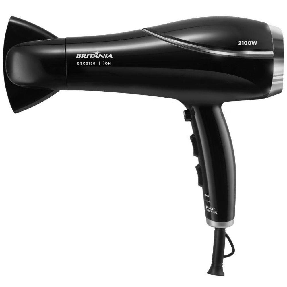 Secador de Cabelo Britânia BSC2150 2100W Bivolt 3 Temperaturas em Oferta na Shopee