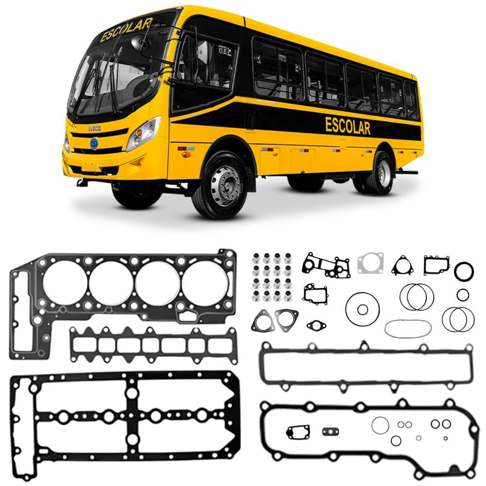 Jogo Junta Motor Iveco City Class Daily Soulclass 3.0 16V F1C Completo Sabó
