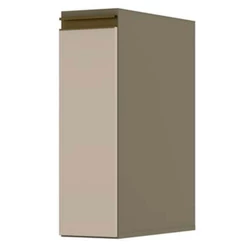 Armário de Cozinha Évelin 1 Porta Duna/Cristal - Henn