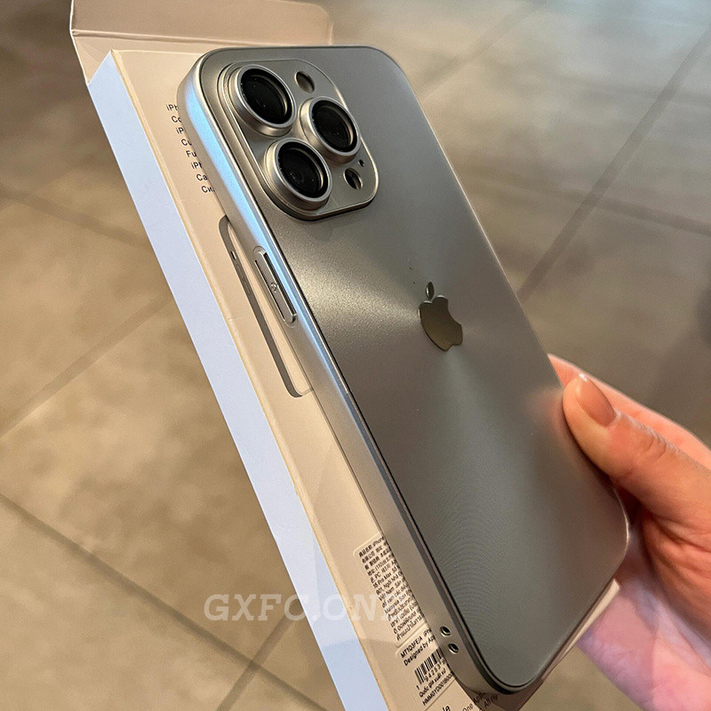 capa de Luxo AG Fosco Laser Caso iPhone 16 15 14 13 12 11 Pro Max Plus Feminino Glitter Aurora Telefone Personalizado