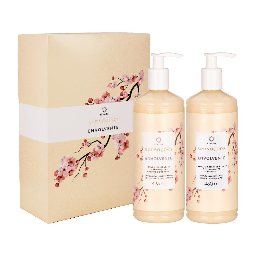 Kit Creme Corporal e Sabonete Liquido Sensações Envolvente - Beauty