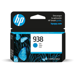 Cartucho HP 938 Original 4S6X5PL Ciano p/ Officejet Pro 9110, 9120, 9130, 9720, 9730