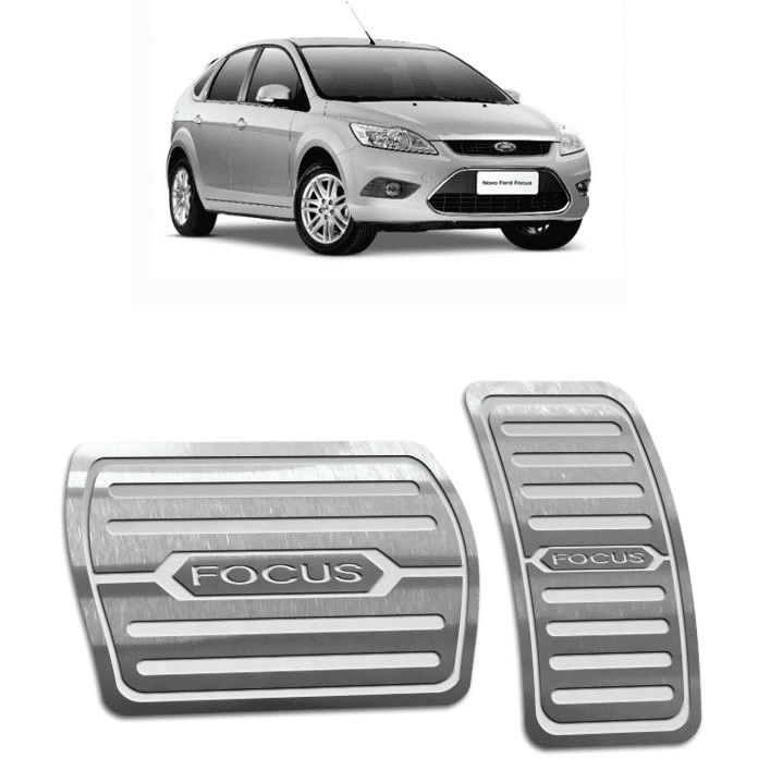 Pedaleira Focus 09/13 Automático Aço Inox - Não fura o pedal em Oferta na Shopee