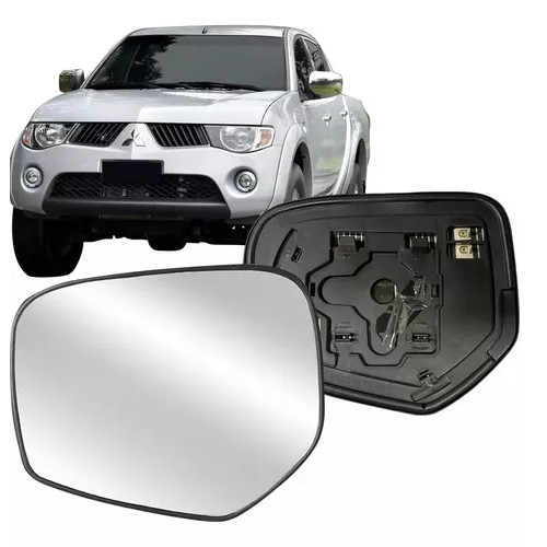 Lente Retrovisor L200 Triton C/ Aqueci 2007 2008 2009 A 2016