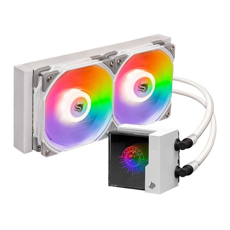 Water Cooler Pichau Lunara, ARGB, 240mm, Branco, PG-LR240-WH01 - Computers & Accessories