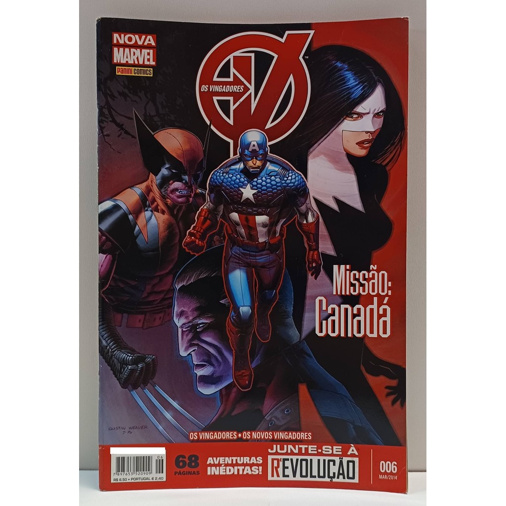 Hq Os Vingadores Nº 6 - Missão: Canadá