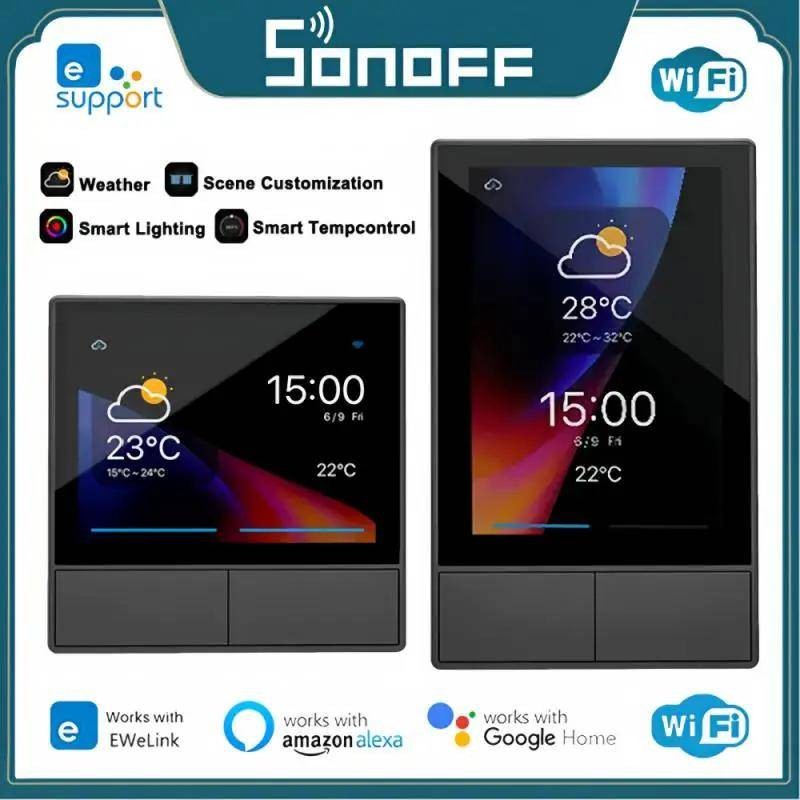 SONOFF NSPanel 86P Interruptor De Parede Cena Inteligente Ue/Eua WiFi Display Tudo Em Um Controle Trabalho Para Alexa